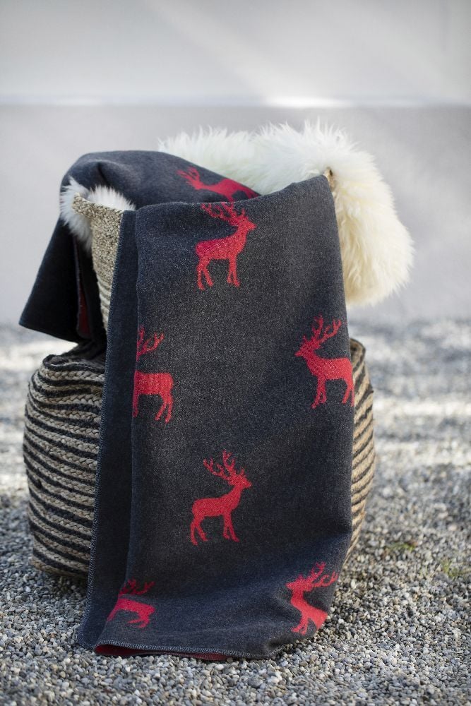 'Fussenegger Flanelldecke "Hirsche allover" online bestellen