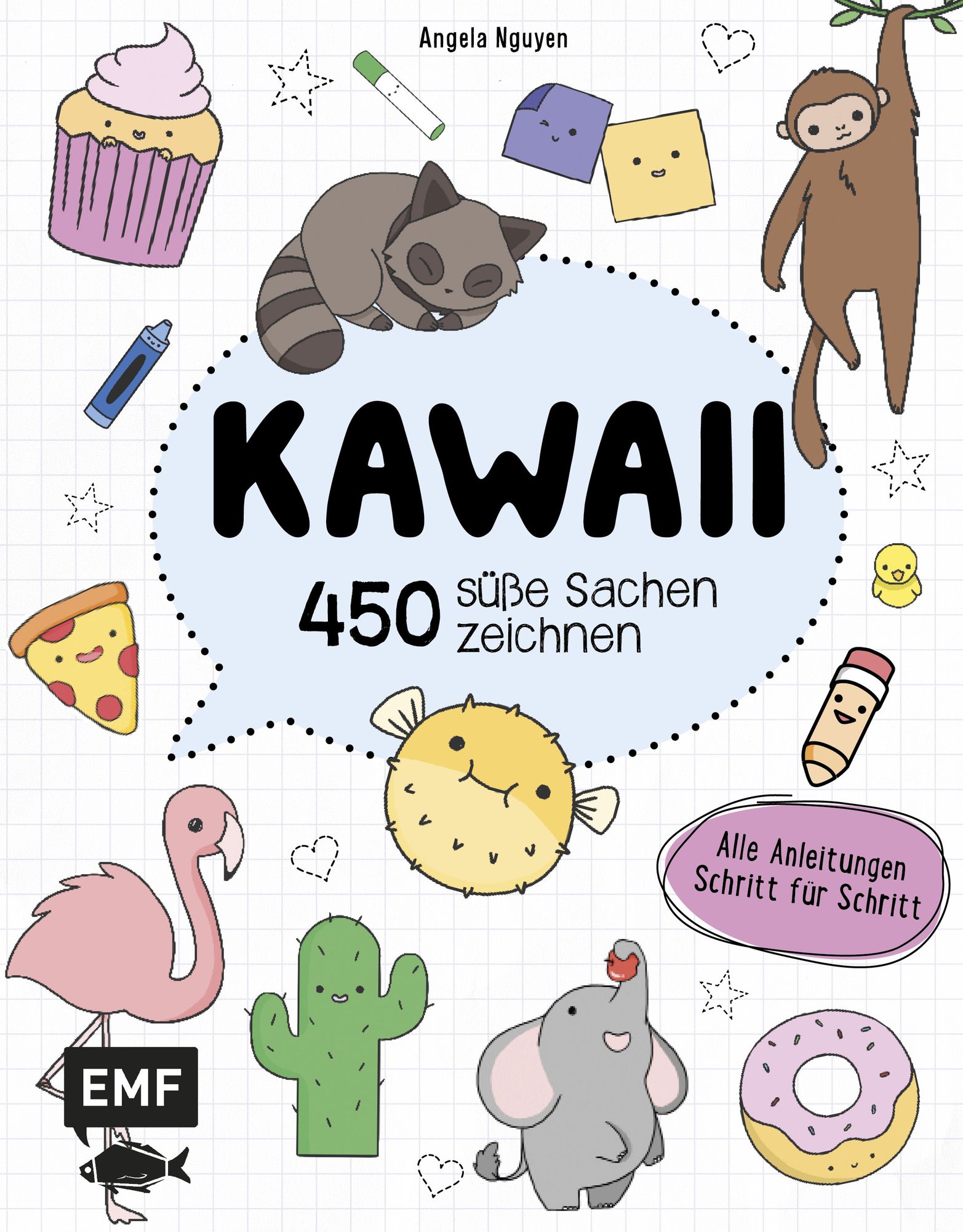 Kawaii - 450 süße Sachen zeichnen' von 'Angela Nguyen' - Buch ...