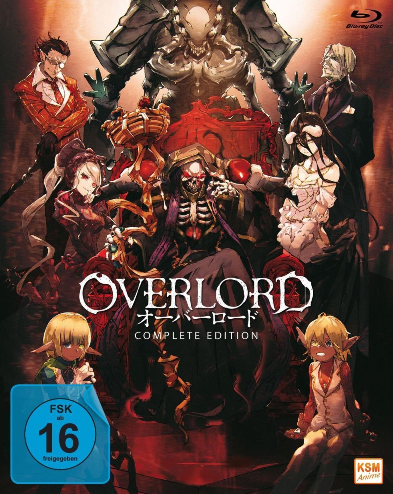 Anime Overlord - 3 Temporadas Completas Em Blu-ray