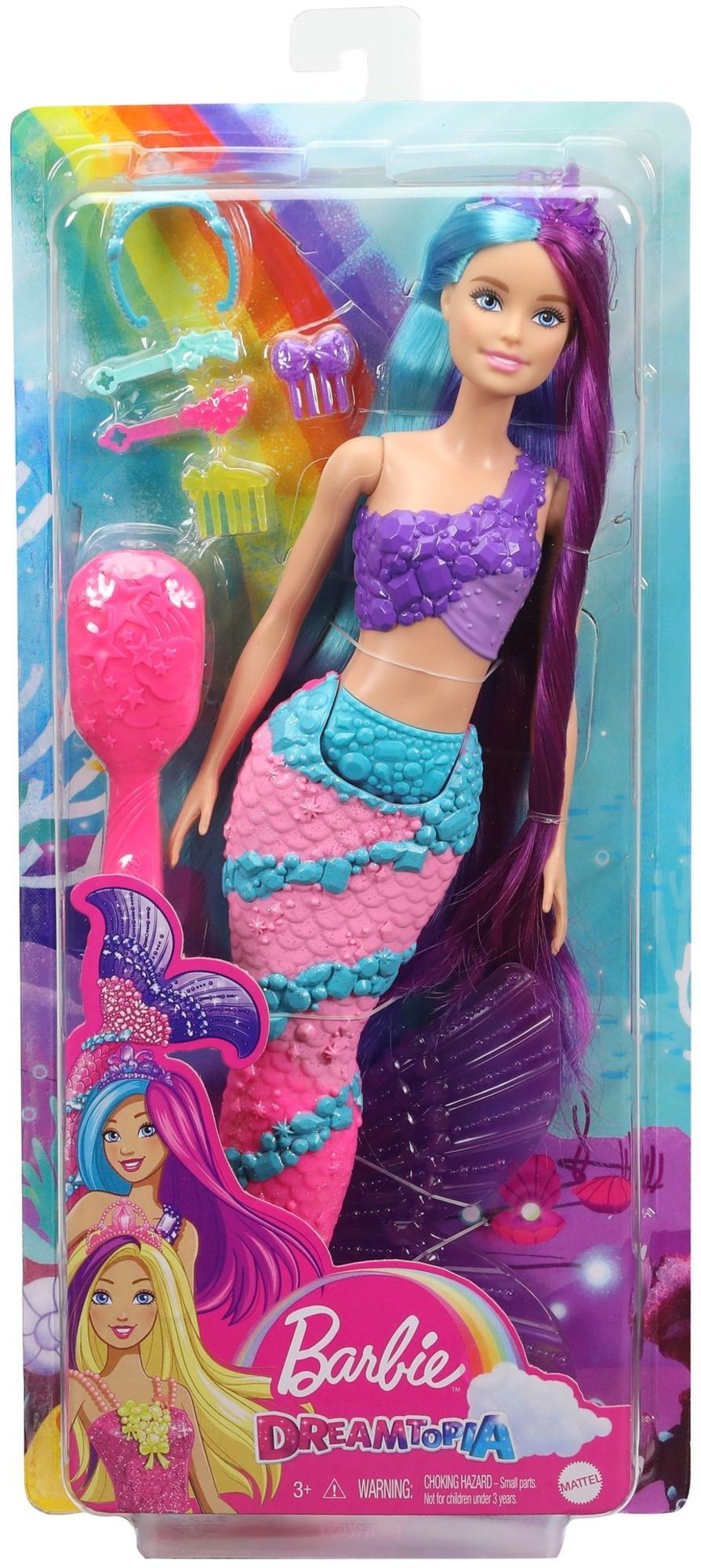 - Spielwaren Barbie langem Barbie - Haar\' Meerjungfrau Puppe Regenbogenzauber kaufen mit Dreamtopia