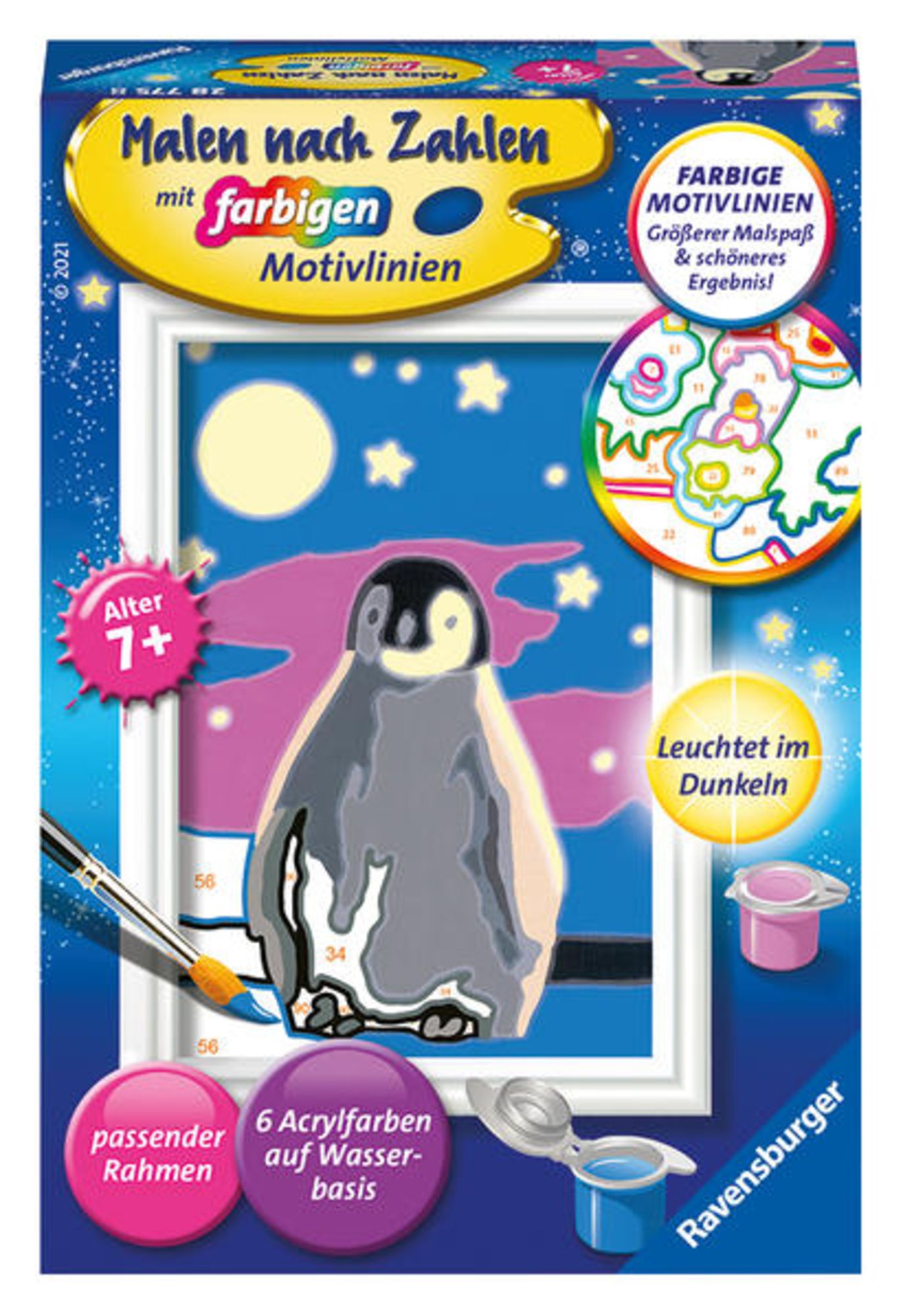 Ravensburger - Malen nach Zahlen - Kleiner Pinguin\' kaufen - Spielwaren