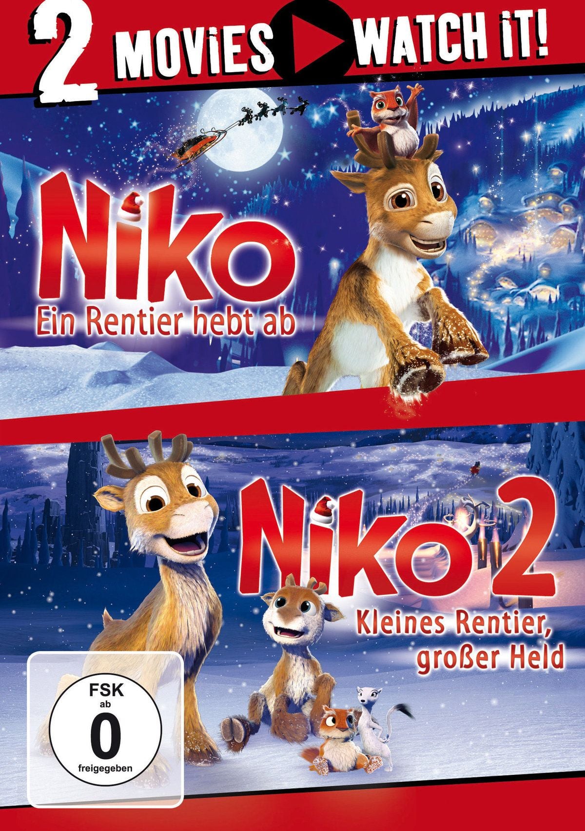 Niko Das Rentier Der Film Deutsch Ganzer Film 'Niko - Ein Rentier hebt ab/Niko 2 - Kleines Rentier, großer Held [2