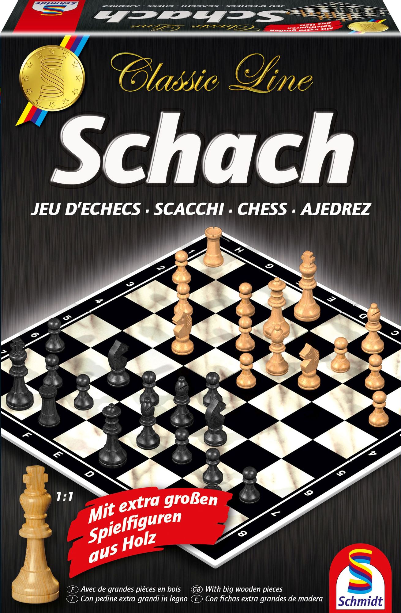 Schmidt Spiele - Classic Line, Schach, mit extra großen Spielfiguren kaufen