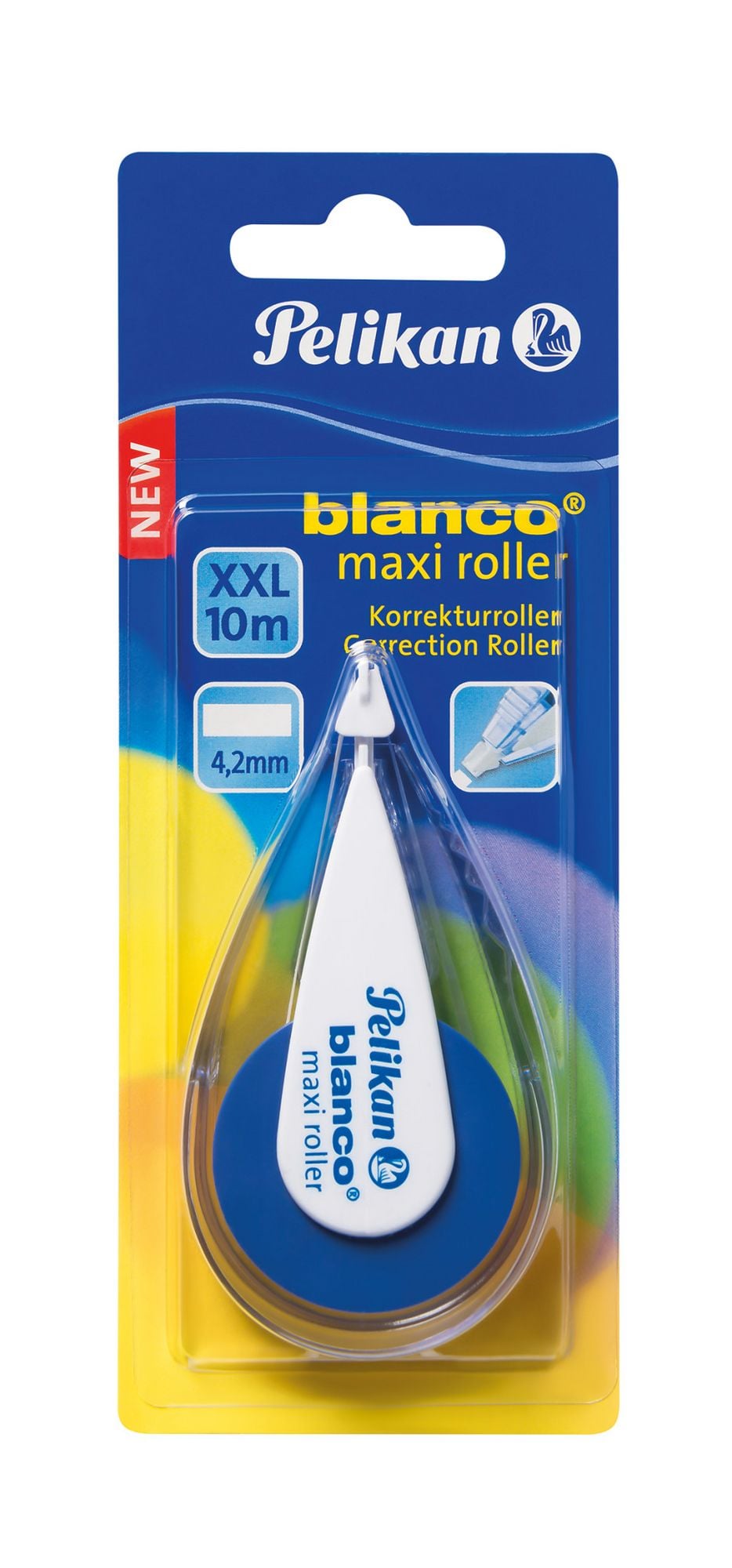 Pelikan Korrekturrollen-Refill Blanco – 4,2 Mm X 14 M, 10 Stück, Lösungsmittelfrei