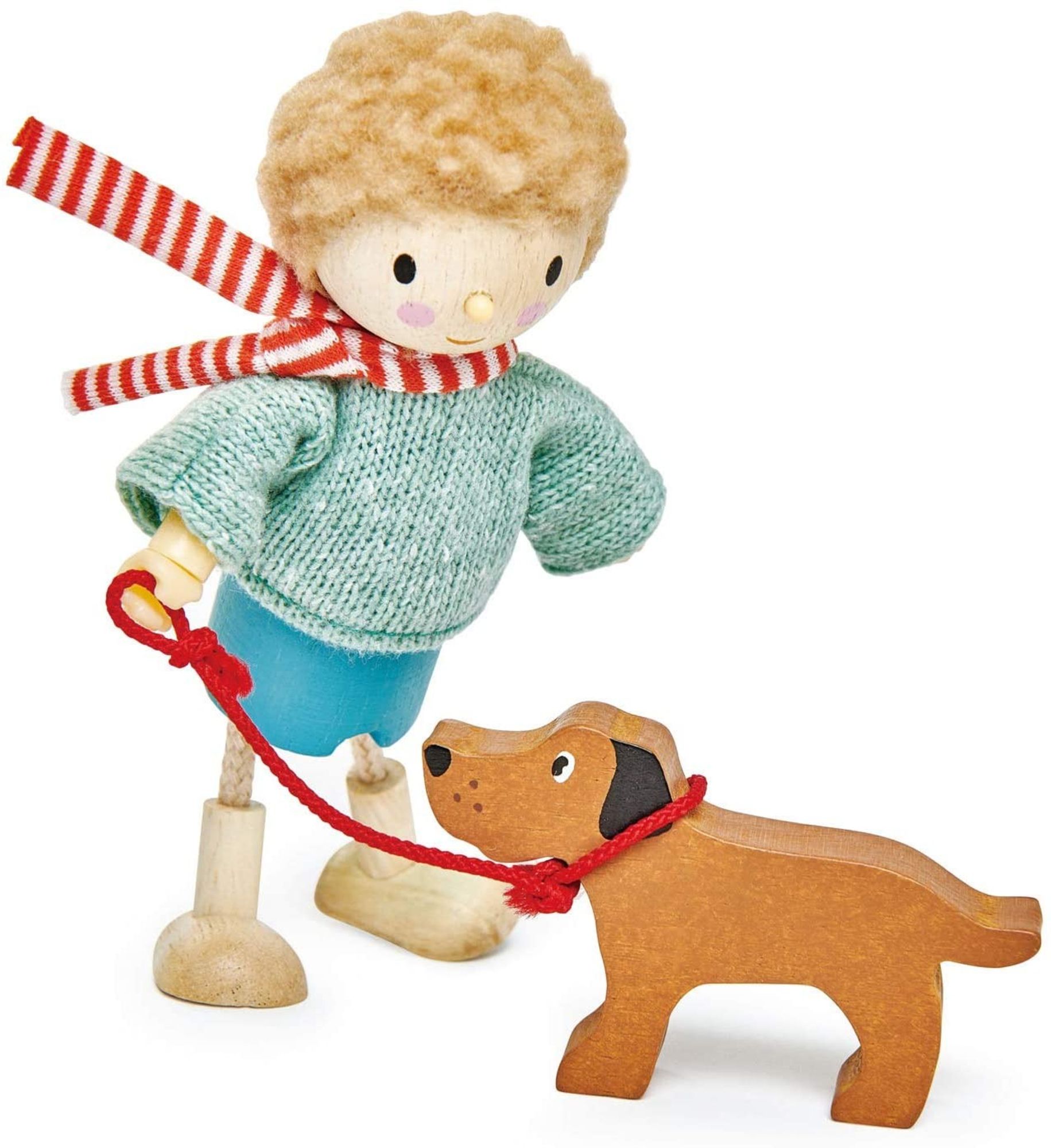 Tender leaf Toys - Mr Goodwood & Hund für Puppenhaus' - Spielwaren