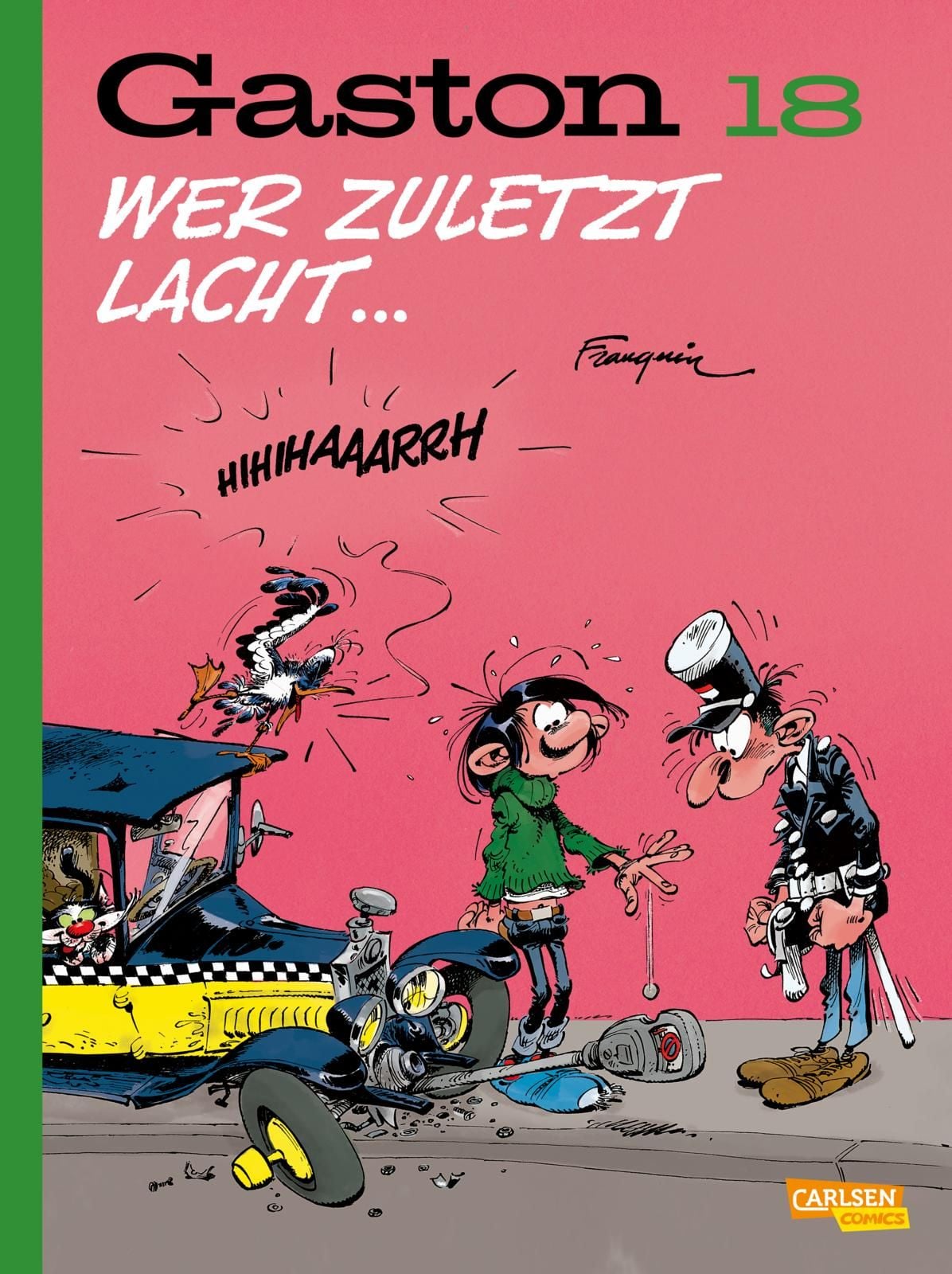 Gaston Lagaffe Karte 'Diplôme Du Parfait Junggesellinnenabschied' - Lustige Geschenkkarte Für Freunde