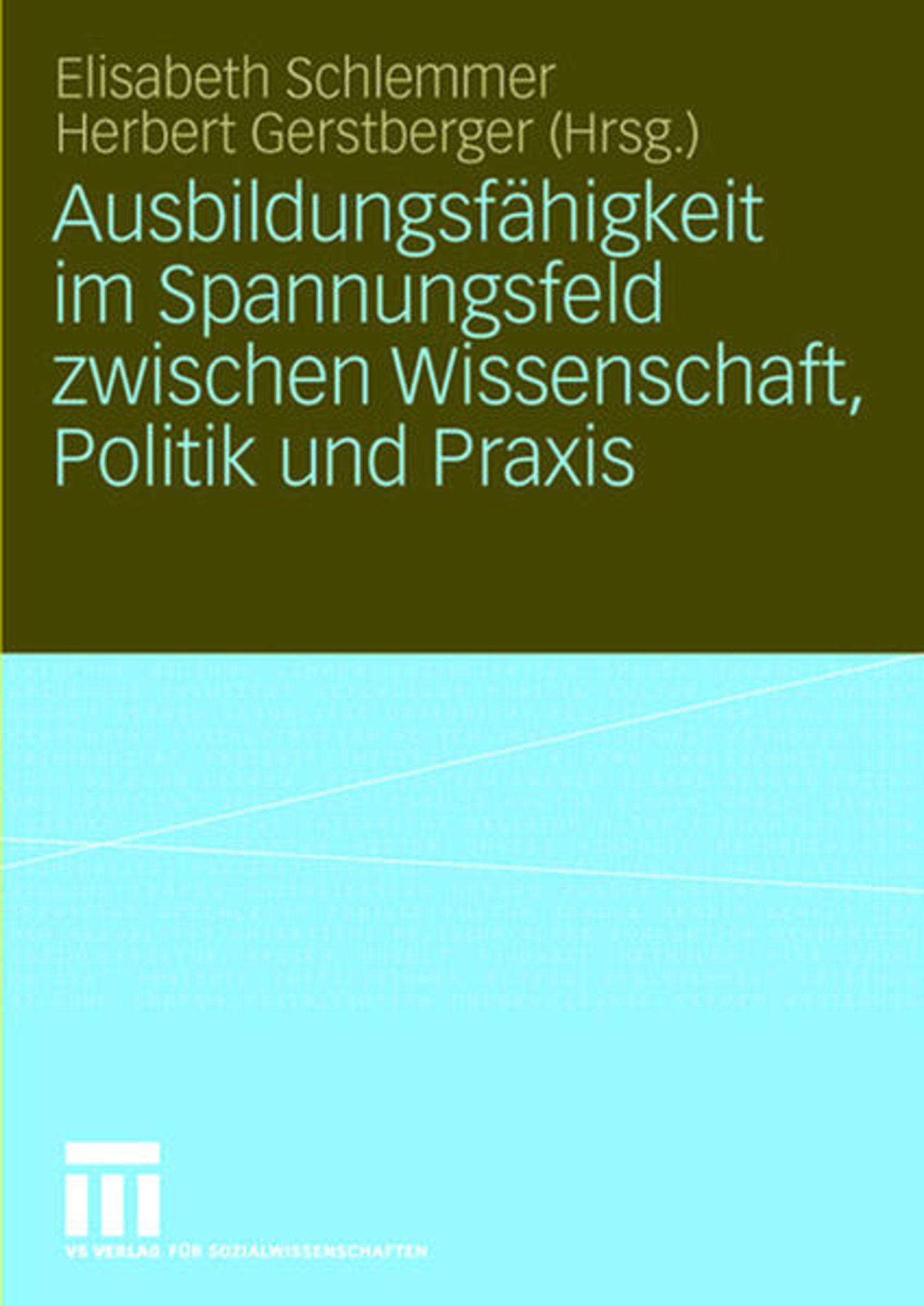 'Ausbildungsfähigkeit Im Spannungsfeld Zwischen Wissenschaft, Politik ...