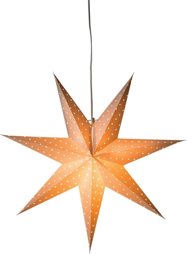 Konstsmide 2910-200 Weihnachtsstern Glhlampe, LED Wei bestickt, mit  ausgestanzten Motiven, mit Schalter kaufen