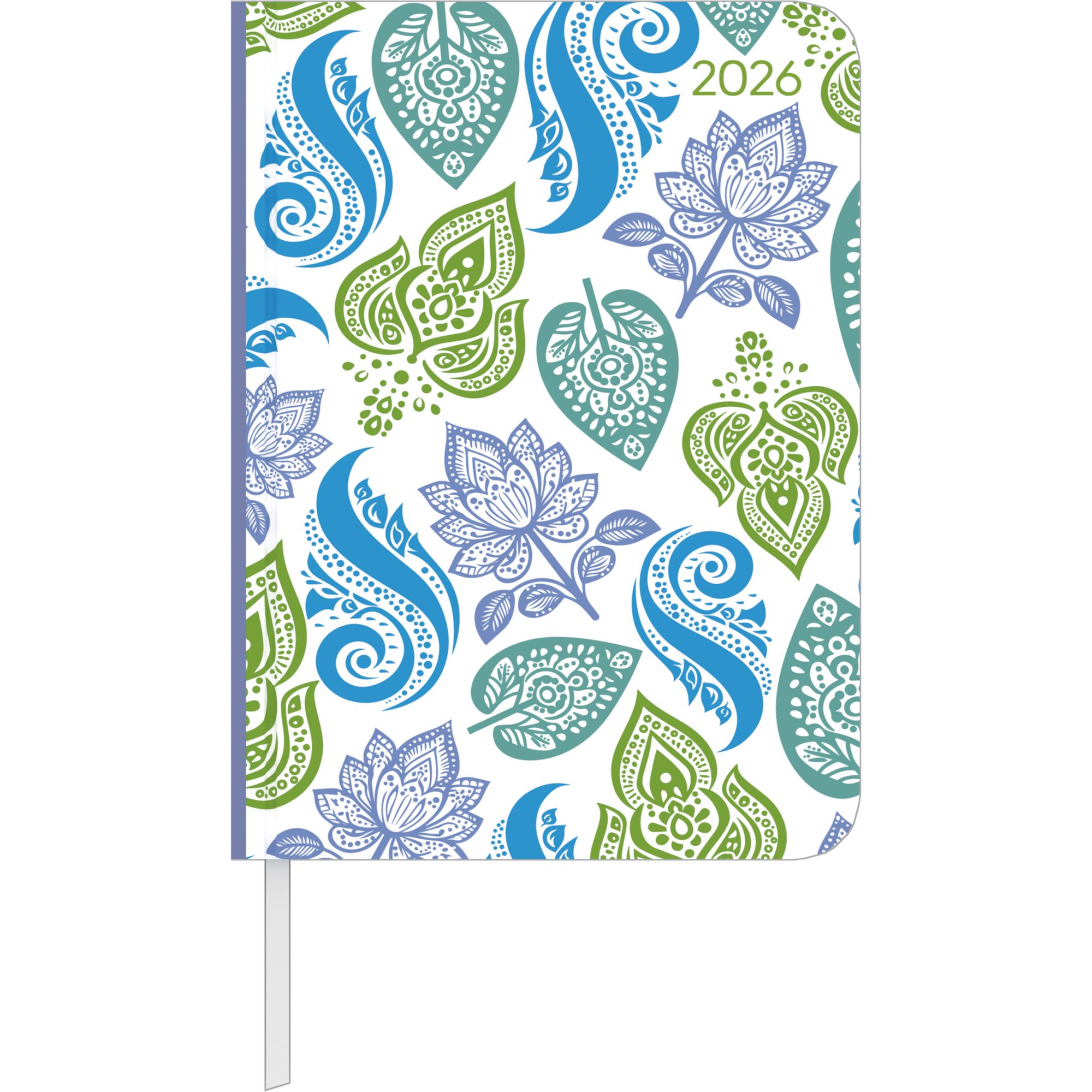 Eulen Kalender Ladytimer Mini Oriental 2024 - Taschen-Kalender 8x11,5 Cm - Muster - Weekly - 144 Seiten - Notiz Mini Bücher