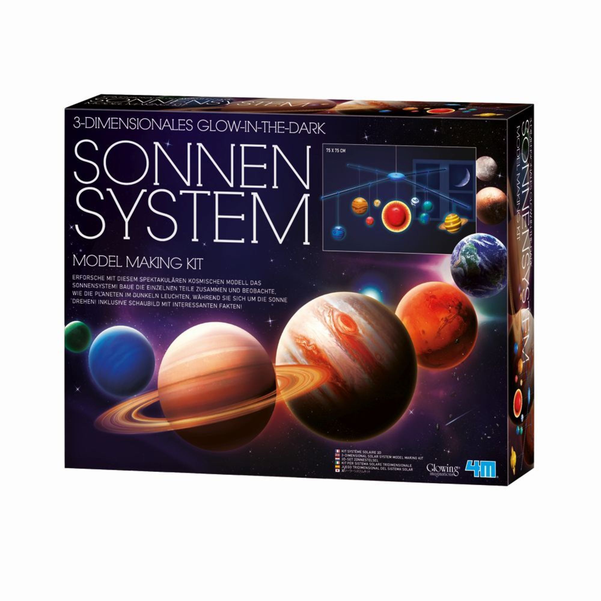 Live 3D Modell des Sonnensystems