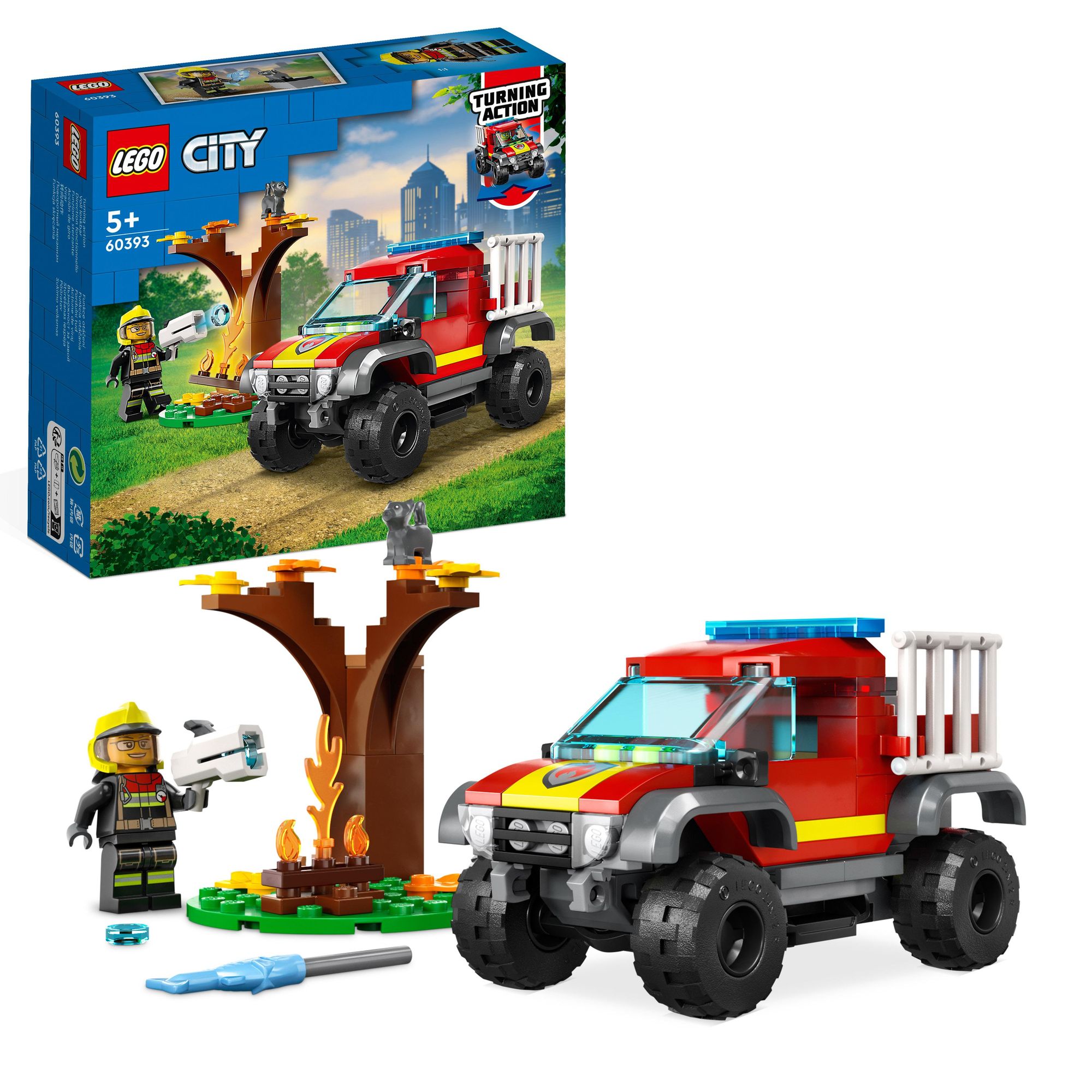 LEGO City 60393 Feuerwehr-Pickup, Feuerwehrauto-Spielzeug' kaufen -  Spielwaren