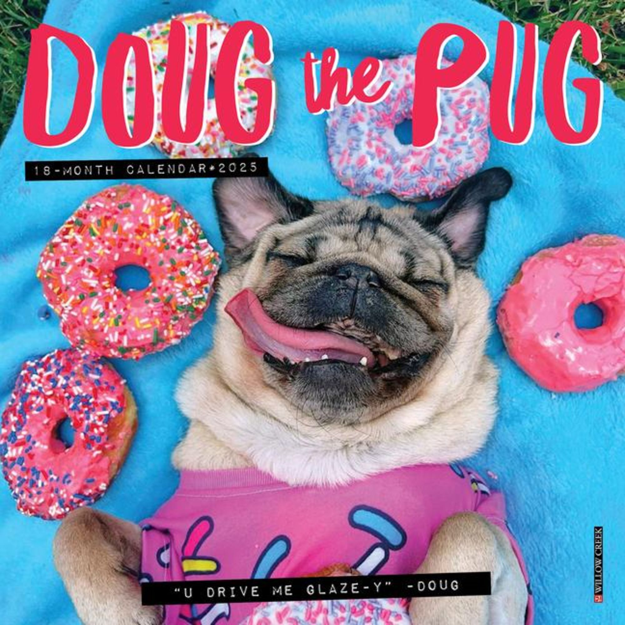 Doug The Pug Box Calendar 2025