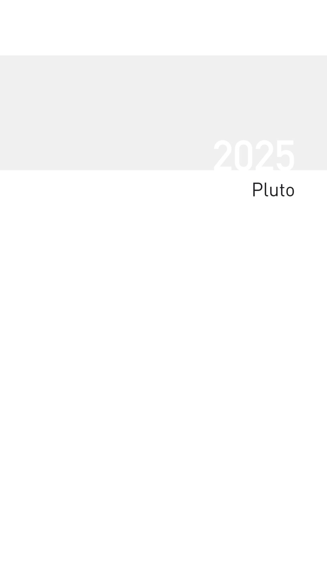 'Taschenkalender Pluto geheftet Einlage 2025' 'Buchkalender