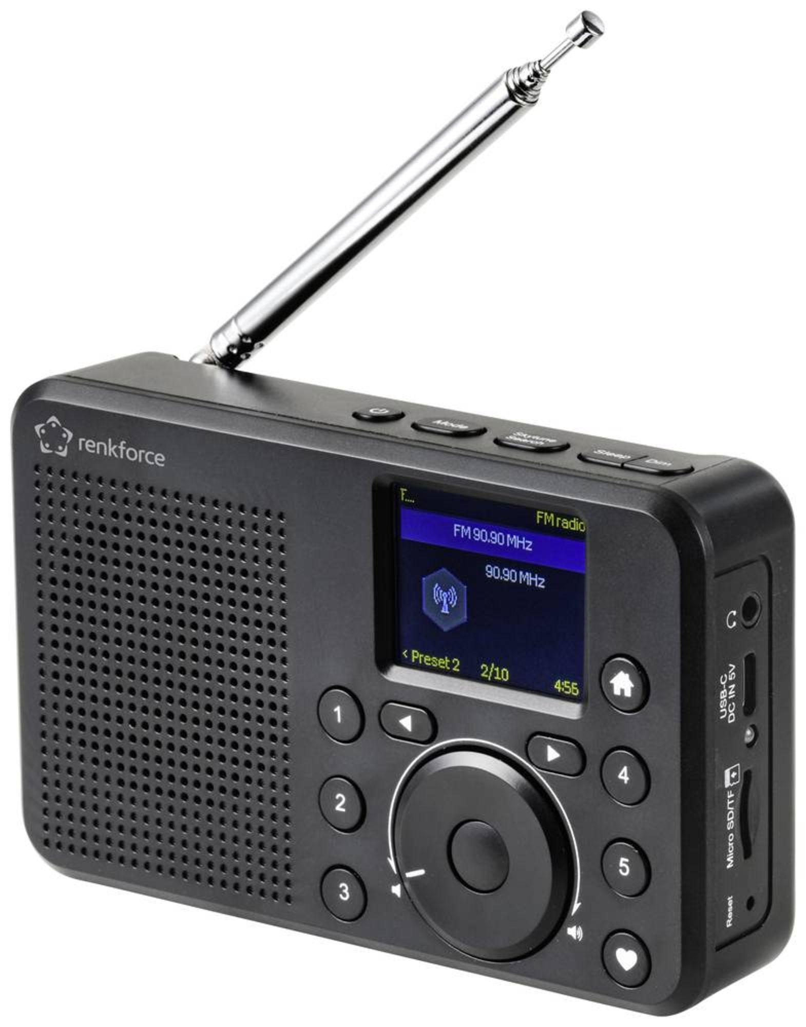 Internet,DAB+ FM Radio mit Bluetooth,Schwarz