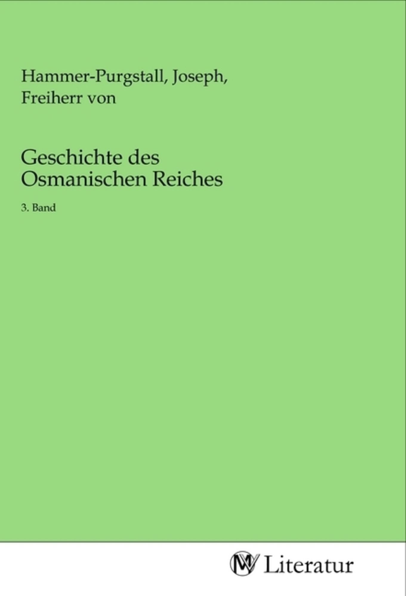 'Geschichte Des Osmanischen Reiches' Von '' - Buch - '978-3-96874-674-6'