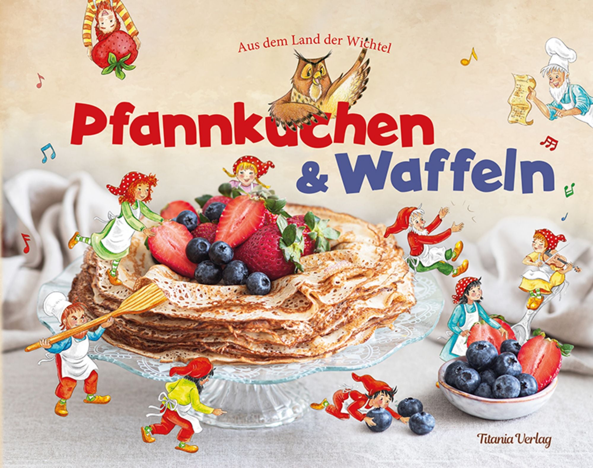Pfannkuchen und Waffeln