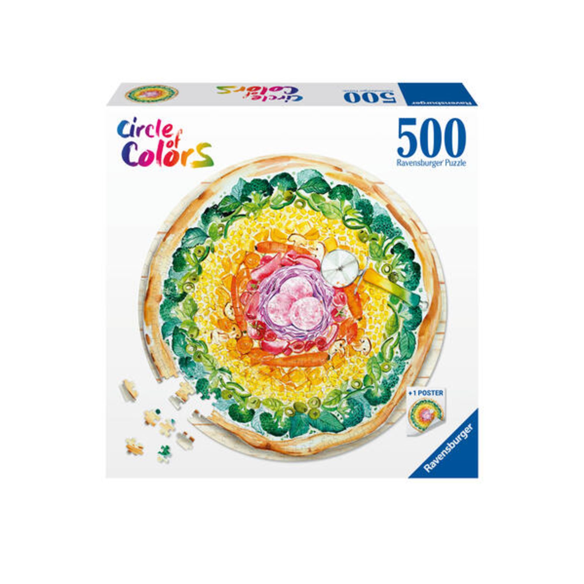 Ravensburger - Circle of Colors Pizza, 500 Teile' kaufen - Spielwaren