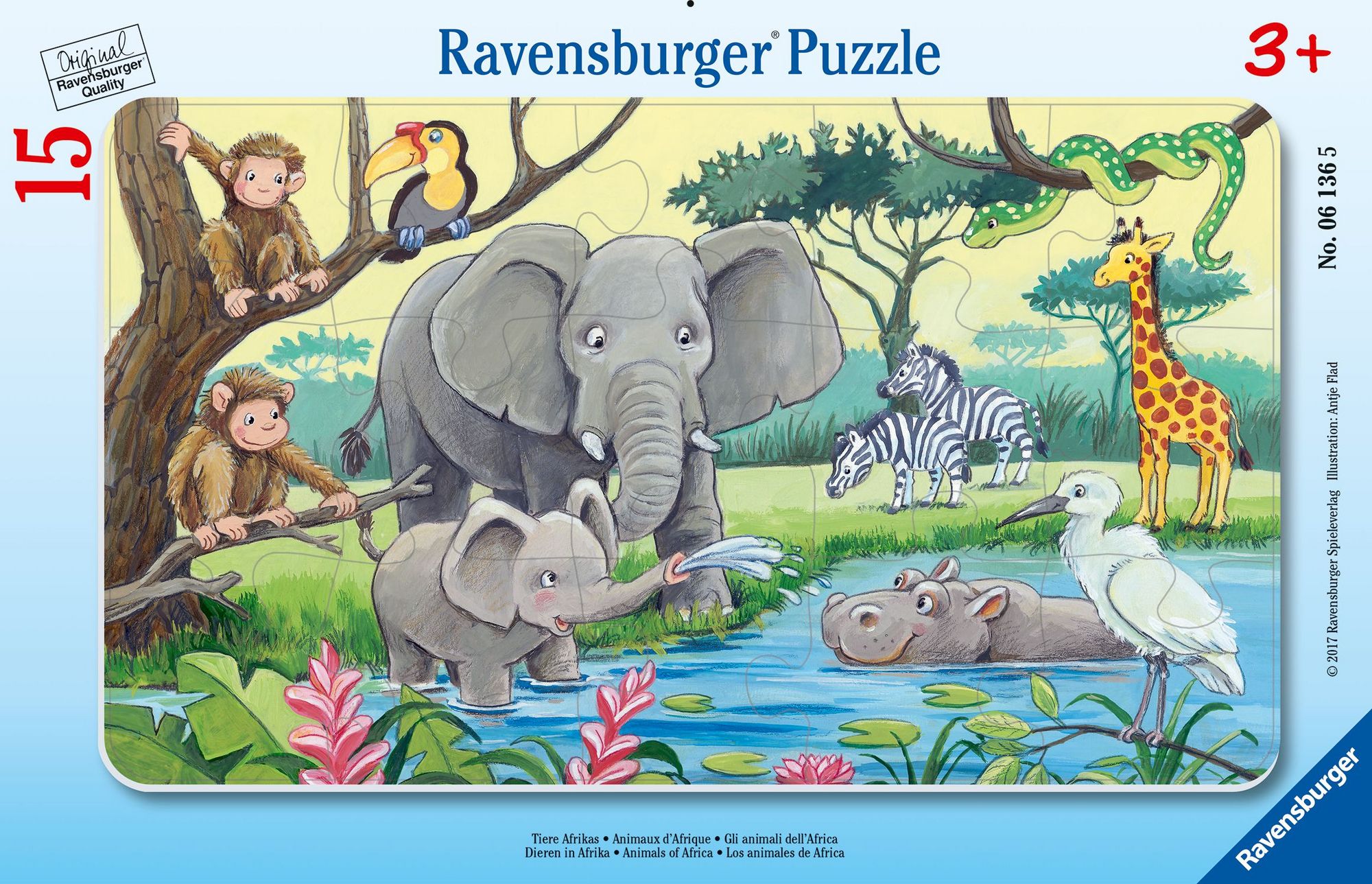 Puzzle Ravensburger 64 Pièces – Conte Africain : Un Défi Coloré Pour Les Enfants !