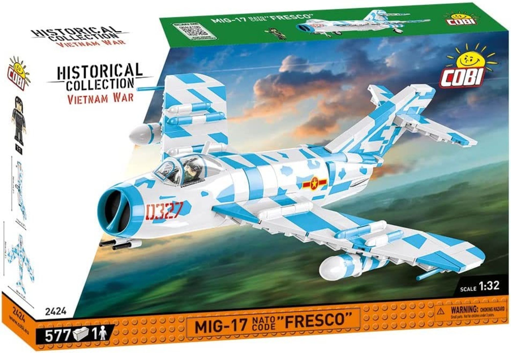 COBI Historical Collection 2424 - MiG-17 NATO Code Fresco