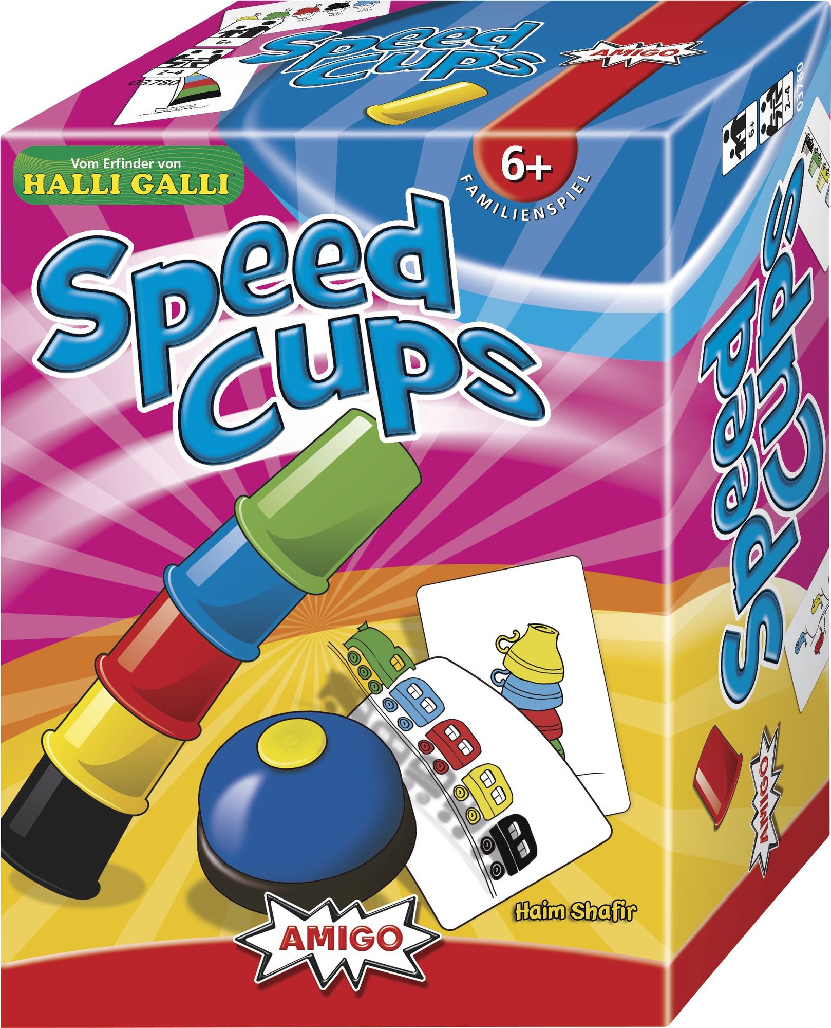 Speed Cups 6 / Das rasante Familienspiel von AMIGO für bis zu 6