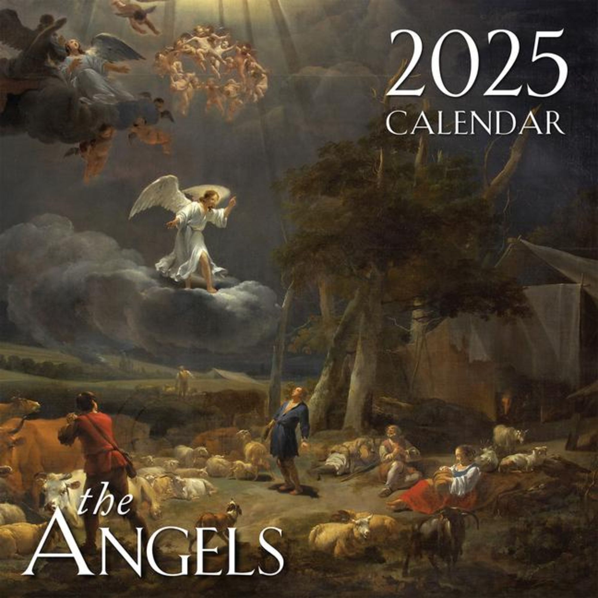 '2025 Angels Wall Calendar' 'Lebensfreude & Entspannung'