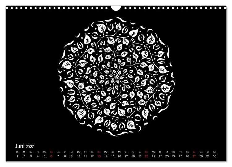 Produktbild: Entspannung und Ruhe durch Mandalas (Wandkalender 2027 DIN A3 quer), CALVENDO Monatskalender