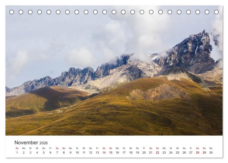 Produktbild: Georgien - Ein ph&auml;nomenales Naturparadies. (Tischkalender 2026 DIN A5 quer), CALVENDO Monatskalender