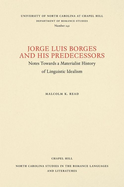Produktbild: Jorge Luis Borges and His Predecessors