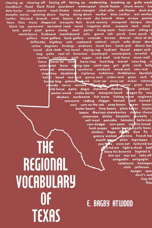 Produktbild: The Regional Vocabulary of Texas