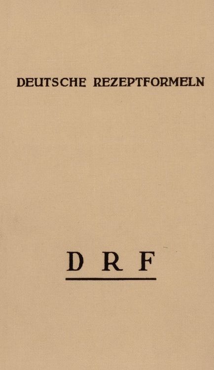 Produktbild: Deutsche Rezeptformeln, DRF.