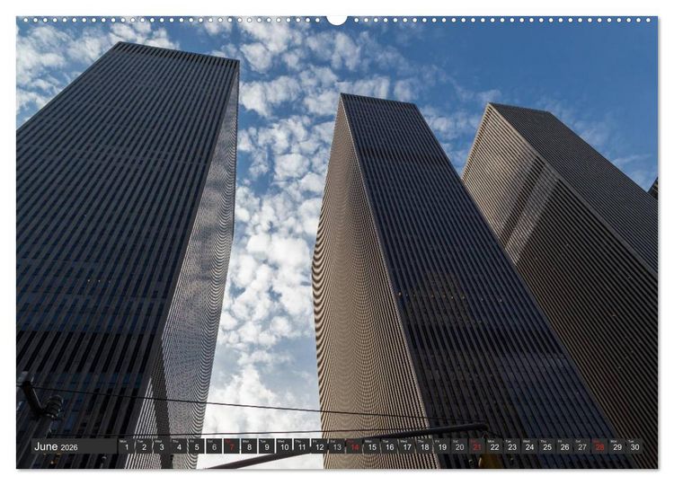 Produktbild: New York City favorites / UK-Version (High Quality Premium Wall Calendar 2026 DIN A2 landscape),CALVENDO 12 Month Wall Calendar