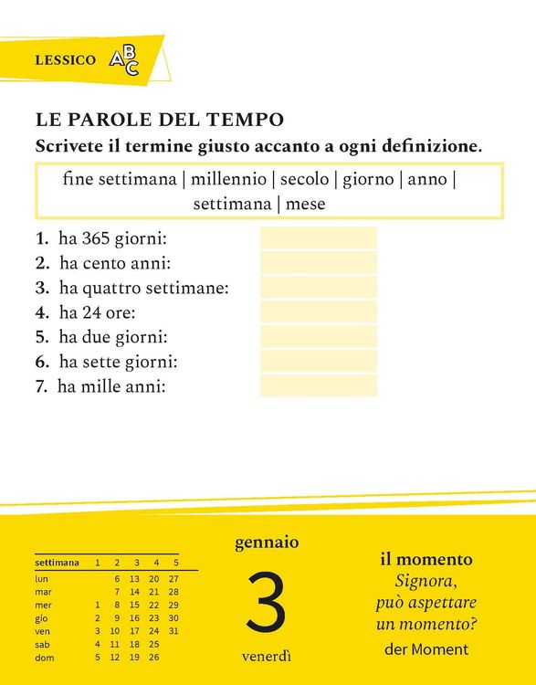 Produktbild: Langenscheidt Sprachkalender Italienisch 2025