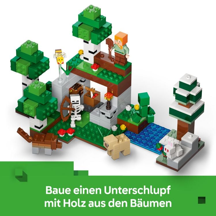 Produktbild: LEGO Minecraft 21593 Erstes Abenteuer in der Nacht, Spielzeug ab 8