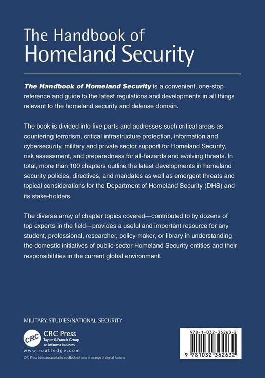 Produktbild: The Handbook of Homeland Security