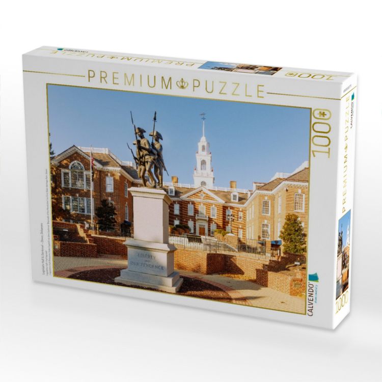 Produktbild: CALVENDO Puzzle Legislativ Hall & Denkmal - Dover, Delaware | 1000 Teile Lege-Gr&ouml;&szlig;e 64x48cm Foto-Puzzle f&uuml;r gl&uuml;ckliche Stunden