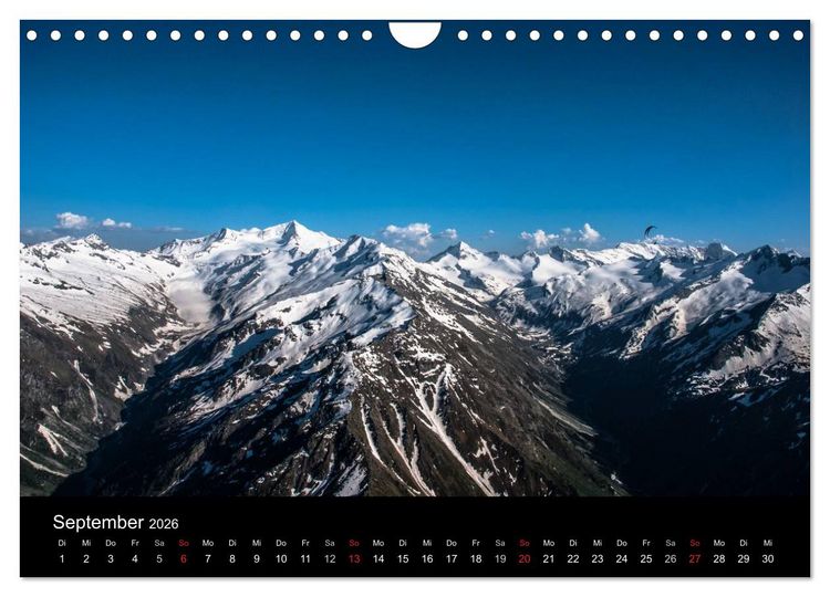 Produktbild: Paragliding - zwischen Himmel und Erde (Wandkalender 2026 DIN A4 quer), CALVENDO Monatskalender