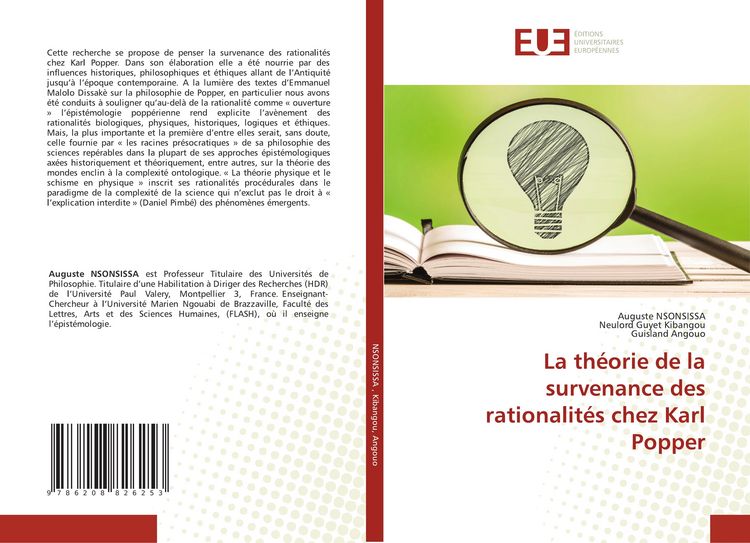 Produktbild: La th&eacute;orie de la survenance des rationalit&eacute;s chez Karl Popper