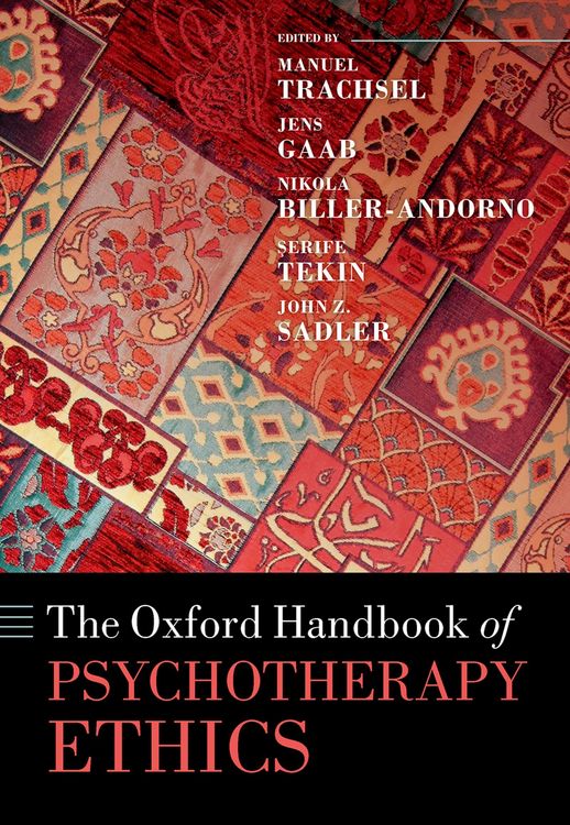 Produktbild: Oxford Handbook of Psychotherapy Ethics