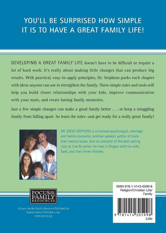 Produktbild: 20 (Surprisingly Simple) Rules and Tools for a Great Family