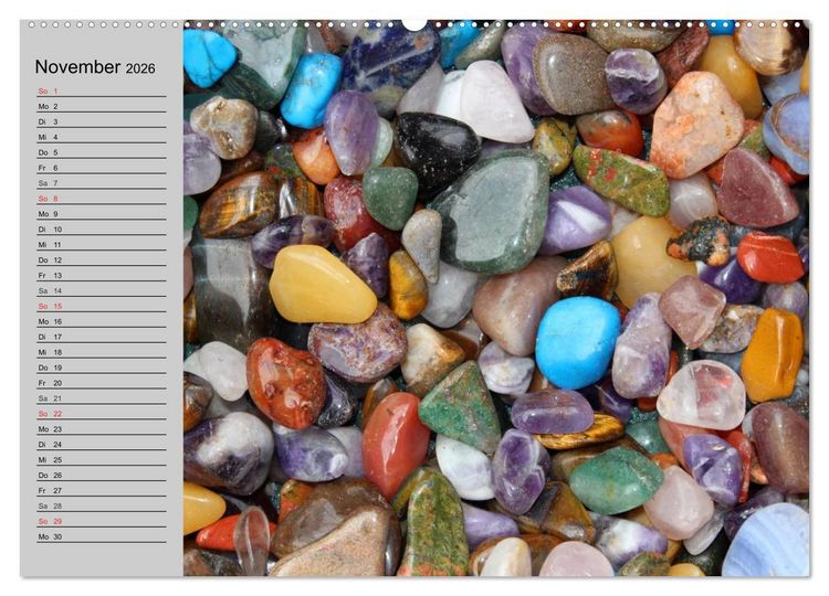 Produktbild: Minerale. Kristalle und Edelsteine (Wandkalender 2026 DIN A2 quer), CALVENDO Monatskalender