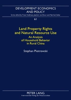 Produktbild: Land Property Rights and Natural Resource Use