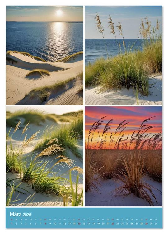 Produktbild: Endlich Ostsee Urlaub (Wandkalender 2026 DIN A4 hoch), CALVENDO Monatskalender