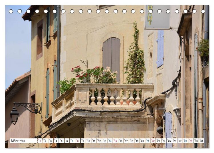 Produktbild: Arles entdecken (Tischkalender 2026 DIN A5 quer), CALVENDO Monatskalender