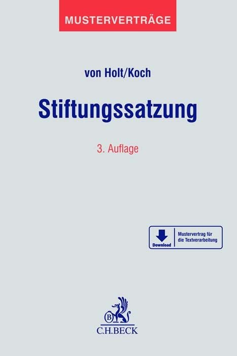 Produktbild: Stiftungssatzung