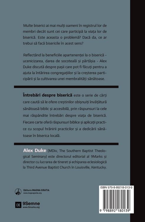 Produktbild: What Should We Do About Members Who Won't Attend? / Ce ar trebui s&iquest; facem cu membrii care nu vin la &icirc;nt&acirc;lnirile bisericii?