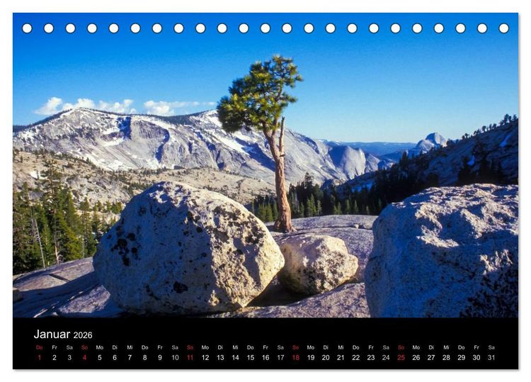 Produktbild: KALIFORNIEN (Tischkalender 2026 DIN A5 quer), CALVENDO Monatskalender