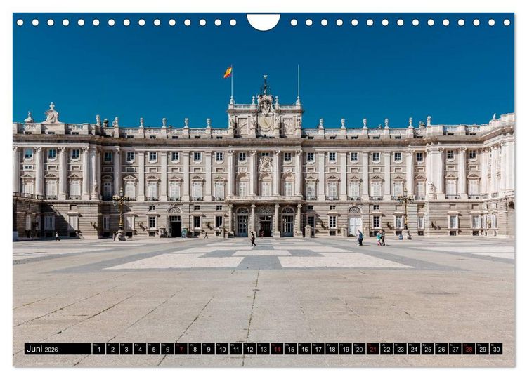 Produktbild: Madrid entdecken (Wandkalender 2026 DIN A4 quer), CALVENDO Monatskalender