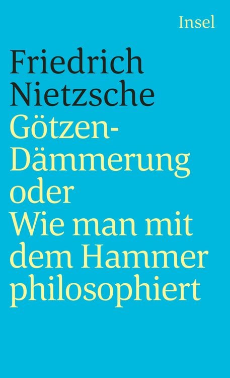 Produktbild: G&ouml;tzen-D&auml;mmerung oder Wie man mit dem Hammer philosophiert