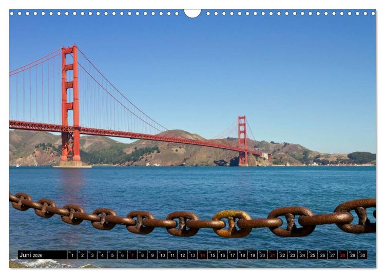 Produktbild: San Francisco - Traumstadt in Kalifornien (Wandkalender 2026 DIN A3 quer), CALVENDO Monatskalender