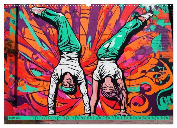Produktbild: Lebensart Hip Hop (hochwertiger Premium Wandkalender 2026 DIN A2 quer), Kunstdruck in Hochglanz